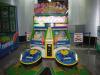 Interactive tennis games have been relegated to the back of arcades, since there are now simulations that plug directly into TV sets.
