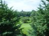 The striking view of campus from outside my classroom window.