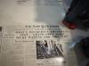 Mangled "Engrish" newspapers line the tile floors of the Capcom Plaza arcade.