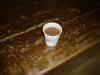 For ¥100 (about US$0.85), this is the cup of Café Mocha that you can get.  It's really tiny, but refreshing.  I like it way better than the "espresso" that the machine spits out.