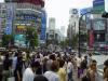 Another view of the incredibly busy intersection, this time with Shibuya 109 looming in the background.