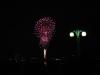 The fireworks at the Sumida River festival.