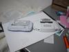 The SwanCrystal and Game Boy Advance from the back.  Here, the SwanCrystal's small size is easy to see.