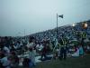 Just before dusk, the crowd takes their seats.