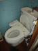 The downstairs toilet is one of those modern "washlets" with a remote control for its many functions.  I didn't try any of them.