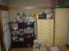 More curios and pillows in the tatami room.