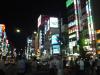 On a drive through Shinjuku en route to Odaiba, I took this picture of the main drag lit up and buzzing with activity.